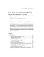 Root nodulation and infection factors produced by rhizobial bacteria