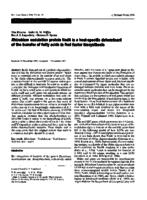 Rhizobium nodulation protein NodA is a host specific determinant of the transfer of fatty acids in Nod factor biosynthesis