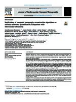 Implications of computed tomography reconstruction algorithms on coronary atheroma quantification