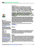 High prevalence of Schistosoma mansoni infection and stunting among school age children in communities along the Albert-Nile, Northern Uganda