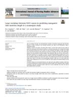 Large variations between NICU nurses in predicting nasogastric tube insertion length in a mannequin study