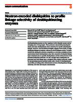 Neutron-encoded diubiquitins to profile linkage selectivity of deubiquitinating enzymes