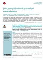 Clinical response to benralizumab can be predicted by combining clinical outcomes at 3 months with baseline characteristics