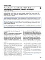 Domiciliary fractional exhaled nitric oxide and spirometry in monitoring asthma control and exacerbations