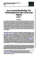 Joy as contextualized feeling