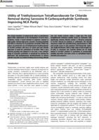 Utility of triethyloxonium tetrafluoroborate for chloride removal during sarcosine N-carboxyanhydride synthesis