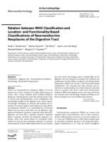 Relation between WHO classification and location- and functionality-based classifications of neuroendocrine neoplasms of the digestive tract