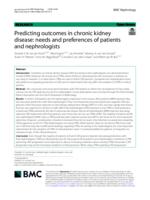 Predicting outcomes in chronic kidney disease