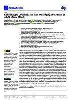 Networking to optimize Dmd exon 53 skipping in the brain of mdx52 mouse model