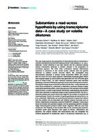 Substantiate a read-across hypothesis by using transcriptome data