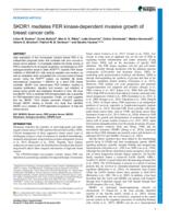 SKOR1 mediates FER kinase-dependent invasive growth of breast cancer cells