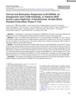 Clinical and biomarker responses to BI 655064, an antagonistic anti-CD40 antibody, in patients with active lupus nephritis