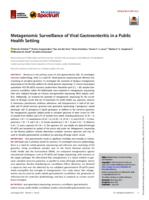 Metagenomic surveillance of viral gastroenteritis in a public health setting