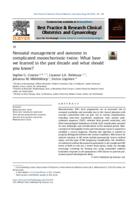 Neonatal management and outcome in complicated monochorionic twins