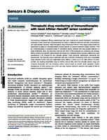 Therapeutic drug monitoring of immunotherapies with novel Affimer-NanoBiT sensor construct