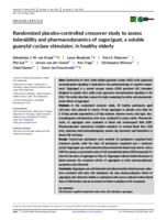 Randomized placebo-controlled crossover study to assess tolerability and pharmacodynamics of zagociguat, a soluble guanylyl cyclase stimulator, in healthy elderly