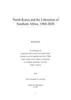North Korea and the liberation of Southern Africa, 1960-2020