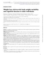 Weight loss, visit-to-visit body weight variability and cognitive function in older individuals