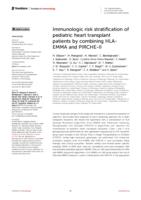 Immunologic risk stratification of pediatric heart transplant patients by combining HLA-EMMA and PIRCHE-II