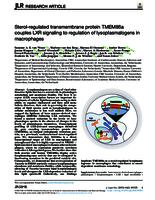 Sterol-regulated transmembrane protein TMEM86a couples LXR signaling to regulation of lysoplasmalogens in macrophages