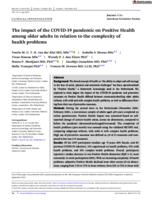The impact of the COVID-19 pandemic on Positive Health among older adults in relation to the complexity of health problems