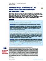 Cardiac damage and quality of life after aortic valve replacement in the PARTNER trials