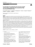 Can gait patterns be explained by joint structure in people with and without radiographic knee osteoarthritis?