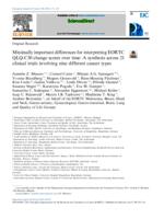 Original Research Minimally important differences for interpreting EORTC QLQ-C30 change scores over time