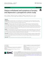 Dialysis withdrawal and symptoms of anxiety and depression
