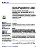 Migration background and COVID-19 related intensive care unit admission and mortality in the Netherlands