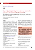 Improved prehospital triage for acute cardiac care