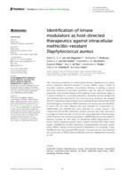 Identification of kinase modulators as host-directed therapeutics against intracellular methicillin-resistant Staphylococcus aureus