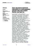 Gene-educational attainment interactions in a multi-population genome-wide meta-analysis identify novel lipid loci