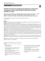 Evaluation of response to neoadjuvant chemotherapy in osteosarcoma using dynamic contrast-enhanced MRI