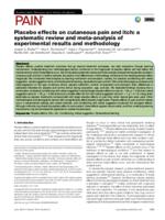 Placebo effects on cutaneous pain and itch