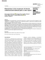 Esketamine in the treatment of chronic endometriosis-induced pain