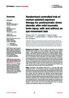 Randomized controlled trial of motion-assisted exposure therapy for posttraumatic stress disorder after mild traumatic brain injury, with and without an eye movement task