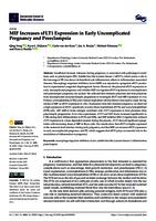 MIF increases sFLT1 expression in early uncomplicated pregnancy and preeclampsia
