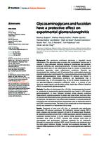 Glycosaminoglycans and fucoidan have a protective effect on experimental glomerulonephritis