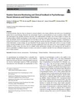 Routine outcome monitoring and clinical feedback in psychotherapy