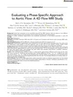 Evaluating a phase-specific approach to aortic flow