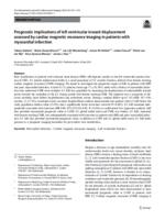 Prognostic implications of left ventricular inward displacement assessed by cardiac magnetic resonance imaging in patients with myocardial infarction