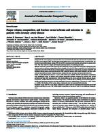 Plaque volume, composition, and fraction versus ischemia and outcomes in patients with coronary artery disease