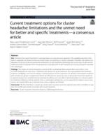 Current treatment options for cluster headache
