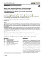 Waiting times between examinations with intravascularly administered contrast media