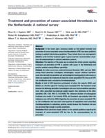 Treatment and prevention of cancer-associated thrombosis in the Netherlands