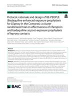 Protocol, rationale and design of BE-PEOPLE (Bedaquiline enhanced exposure prophylaxis for LEprosy in the Comoros)