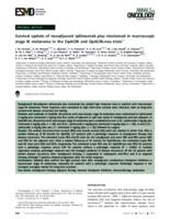 Survival update of neoadjuvant ipilimumab plus nivolumab in macroscopic stage III melanoma in the OpACIN and OpACIN-neo trials