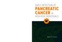 Early detection of pancreatic cancer in high-risk individuals