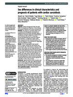 Sex differences in clinical characteristics and prognosis of patients with cardiac sarcoidosis